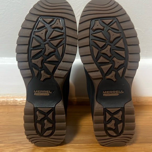 Women's Merrell Eventyr Strap - Waterproof Black Suede/Fabric/Leather - Picture 5 of 5